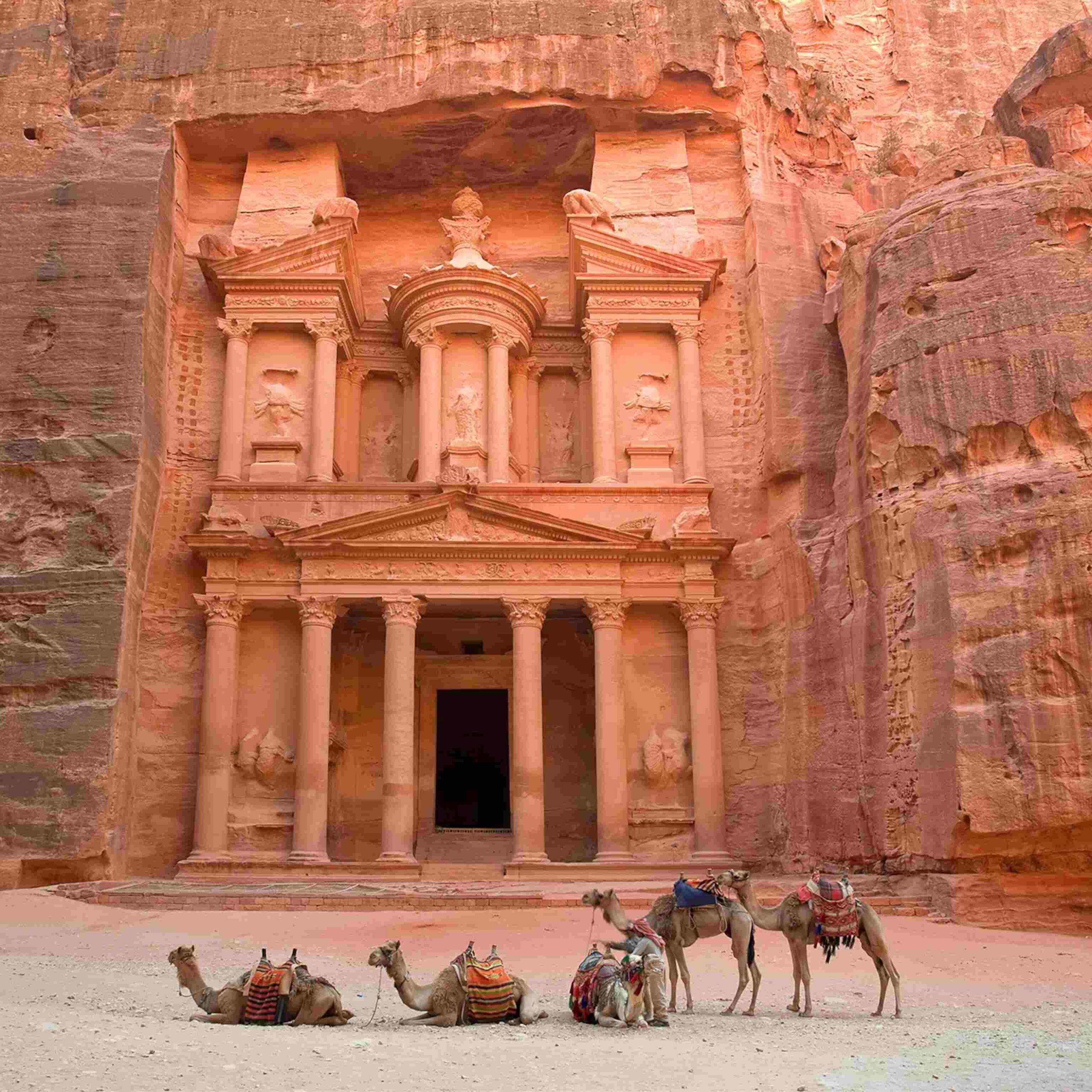 The majestic Monastery, perched atop the mountains of Petra